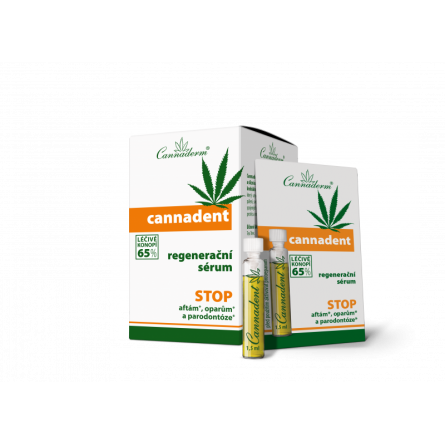 Cannaderm Cannadent regenerační sérum 10x1