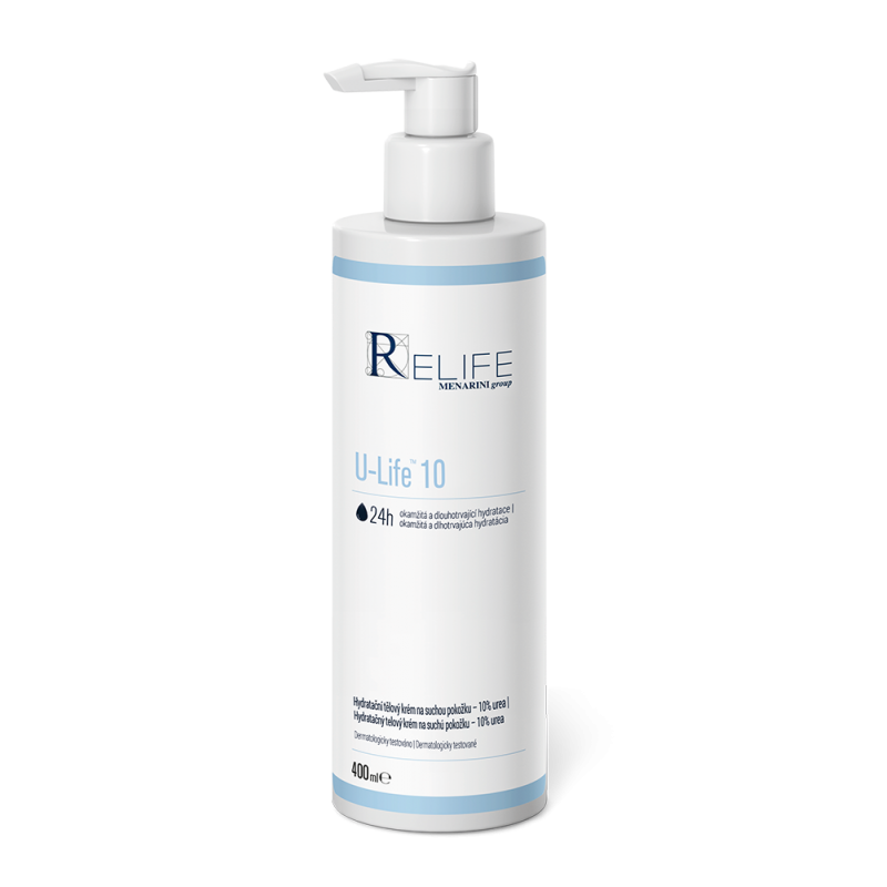 Relife U-Life 10 krém na tělo 10% urea 400 ml