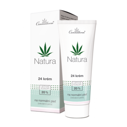 Cannaderm Natura 24 krém na normální pleť 75 g