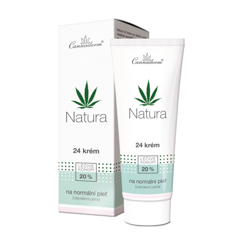 Cannaderm Natura 24 krém na normální pleť 75 g