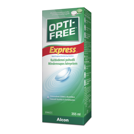 Opti-free Express No rub lasting comfort roztok na kontaktní čočky 355 ml