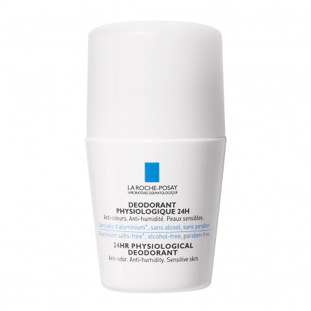 LA ROCHE-POSAY Fyziologický deodorant Roll-on 24h. 50 ml