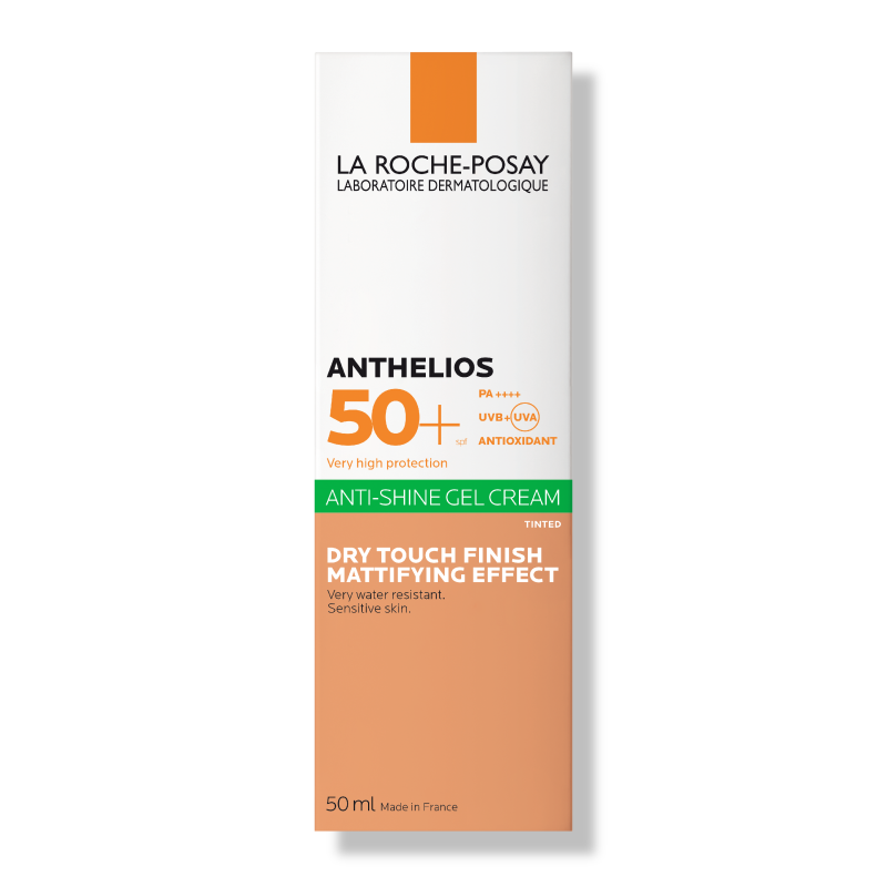 LA ROCHE-POSAY Anthelios Tónovaný zmatňující gel-krém na obličej SPF 50+ 50 ml