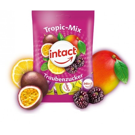 Intact Hroznový cukr Tropický mix sáček 100 g