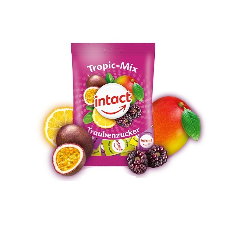 Intact Hroznový cukr Tropický mix sáček 100 g