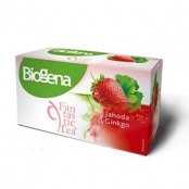 BIOGENA Fantastic Jahoda & Ginkgo porcovaný čaj 20x2 g