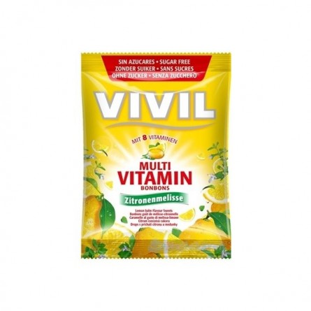 VIVIL Multivitamín citrón meduňka bez cukru 60 g