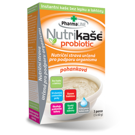 Nutrikaše probiotic pohanková 3x60 g