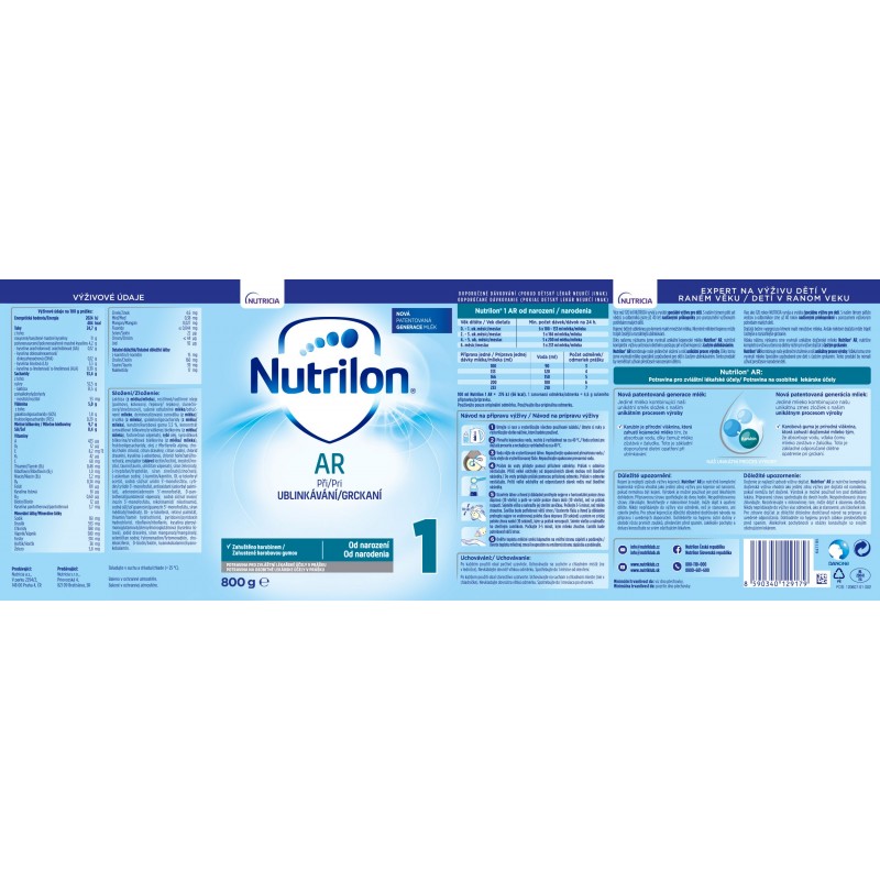 NUTRILON 1 AR 800 g