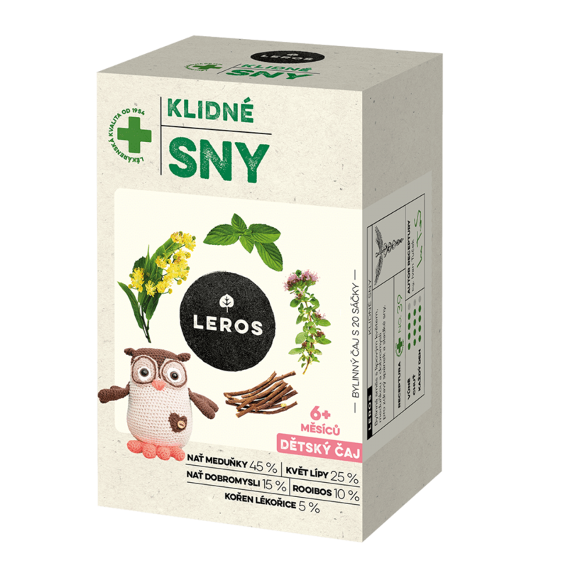 LEROS Dětský čaj Klidné sny 20x1.5 g