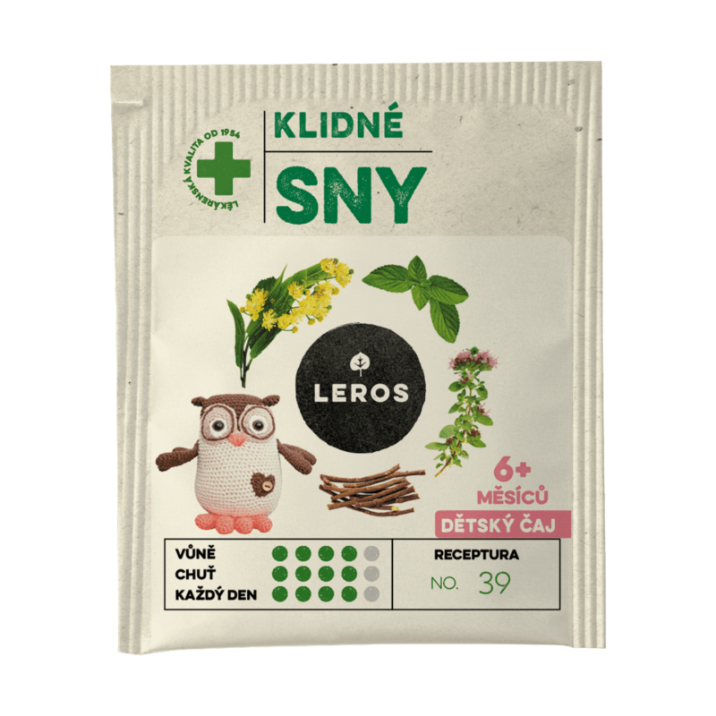 LEROS Dětský čaj Klidné sny 20x1.5 g