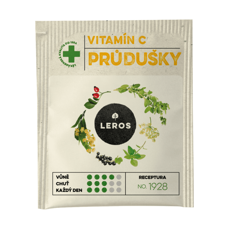 LEROS Vitamín C průdušky 20x1.5 g