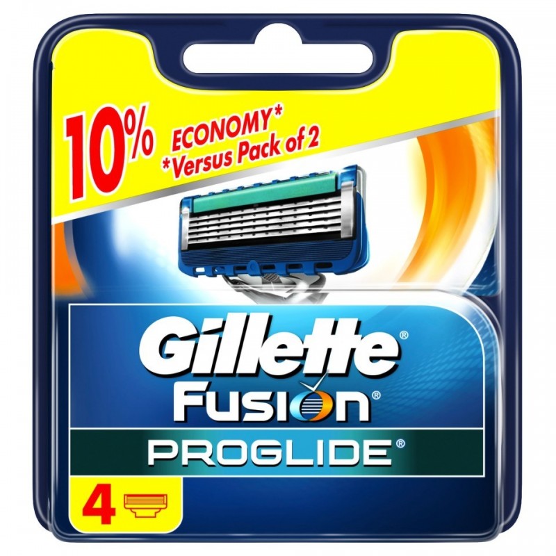 Gillette Fusion ProGlide náhradní hlavice 4 ks