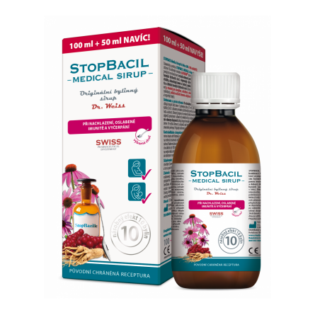 Dr. Weiss STOPBACIL Medical sirup 100+50 ml