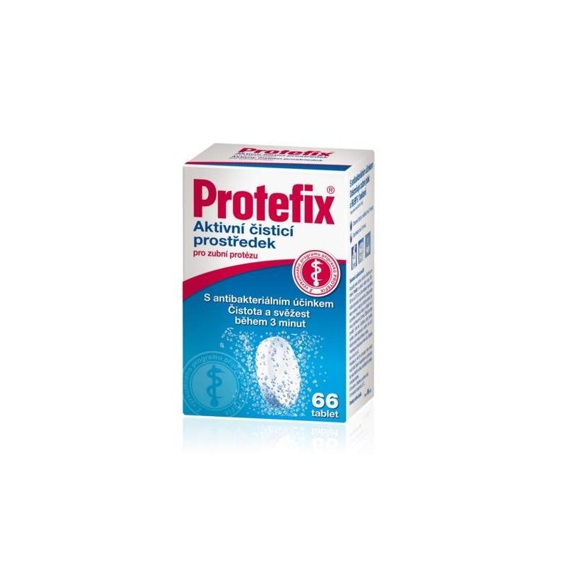 PROTEFIX Aktivní čistící prostředek na zubní protézu 66 tablet