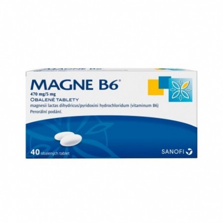 Magne B6 470 mg/5 mg 40 tablet