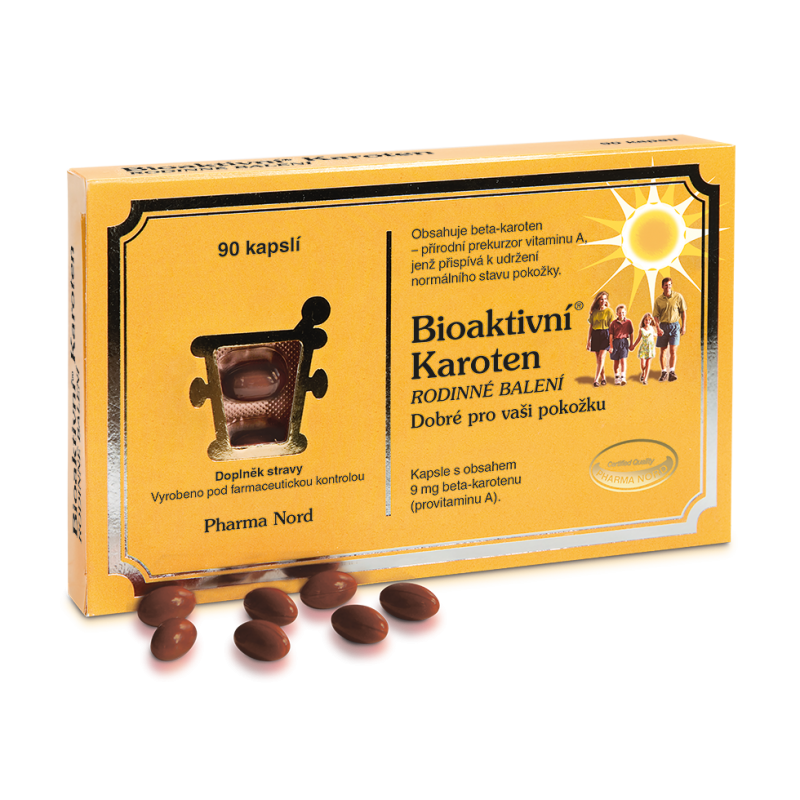Bioaktivní Karoten Rodinné balení 90 kapslí