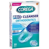 Corega Pro Cleanser Orthodontics čisticí tablety 30 ks