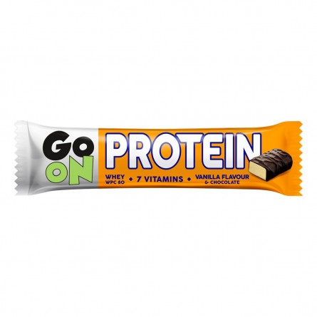 GO ON Proteinová tyčinka s příchutí vanilky 50 g