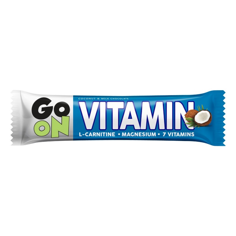 GO ON Vitamínová tyčinka s příchutí kokosu 50 g