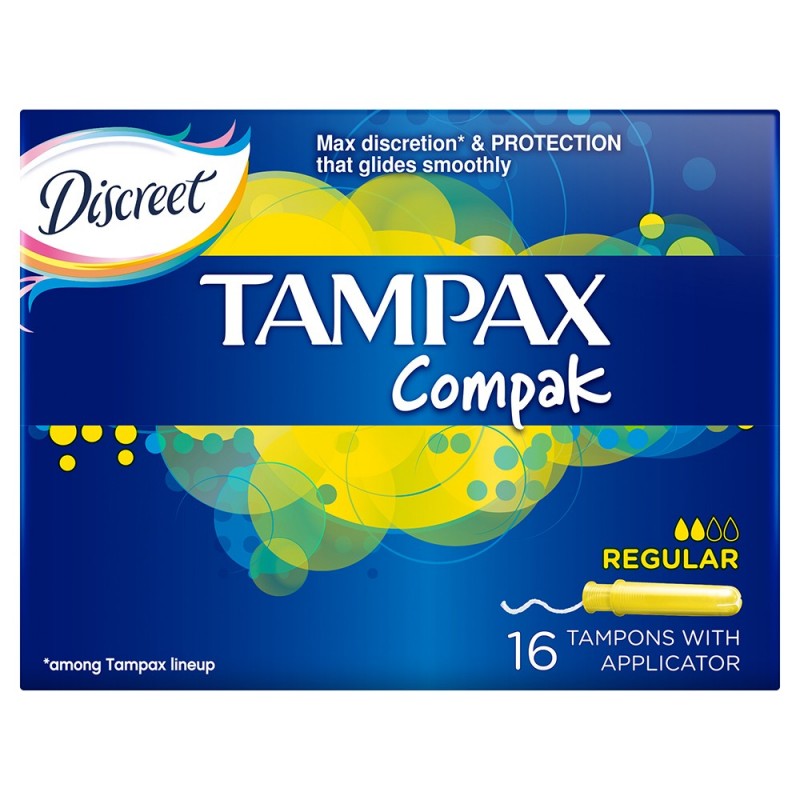 Discreet Tampax Compak Regular 16 ks