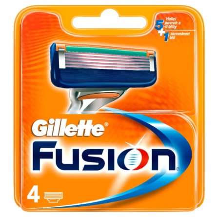 Gillette Fusion náhradní hlavice 4 ks