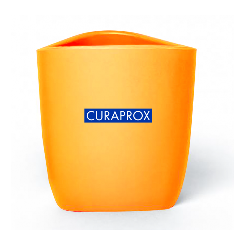 CURAPROX Kelímek na dětský kartáček/pastu oranžový 1 ks