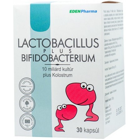 EDENPHARMA Lactobacillus Plus Bifidobacterium 30 kapslí