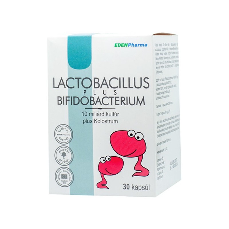 EDENPHARMA Lactobacillus Plus Bifidobacterium 30 kapslí