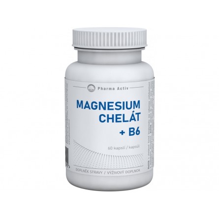 Pharma Activ Magnesium Chelát + B6 60 kapslí