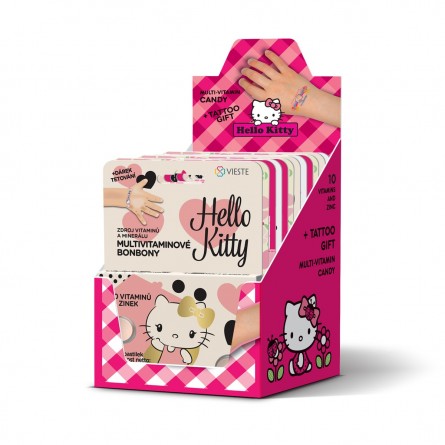 Vieste Multivitamin Hello Kitty box 12x12 tablet + tetování