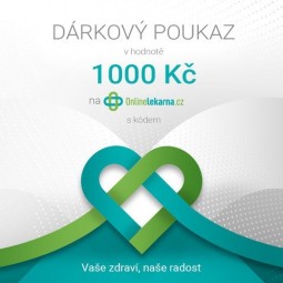 Elektronický dárkový poukaz v hodnotě 1000 Kč
