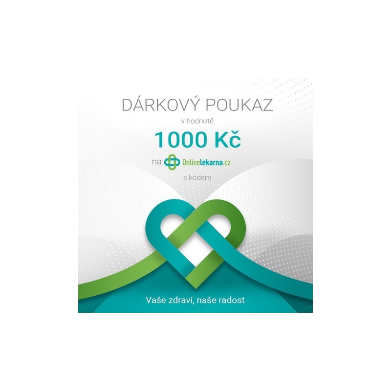 Elektronický dárkový poukaz v hodnotě 1000 Kč  