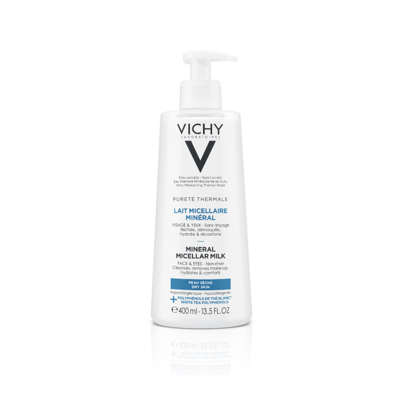 VICHY Pureté Thermale Minerální micelární mléko pro suchou pleť 400 ml