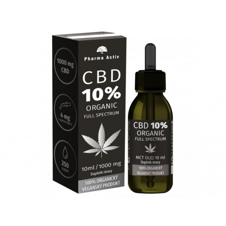 Pharma Activ CBD 10% ORGANIC 1000 mg Full spectrum 10 ml