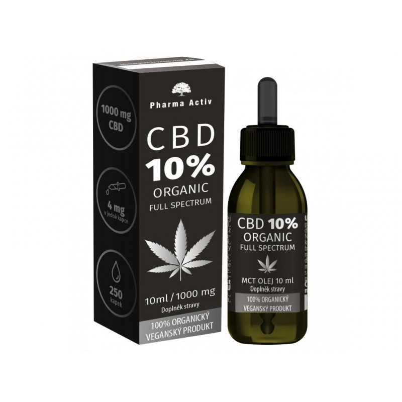 Pharma Activ CBD 10% ORGANIC 1000 mg Full spectrum 10 ml