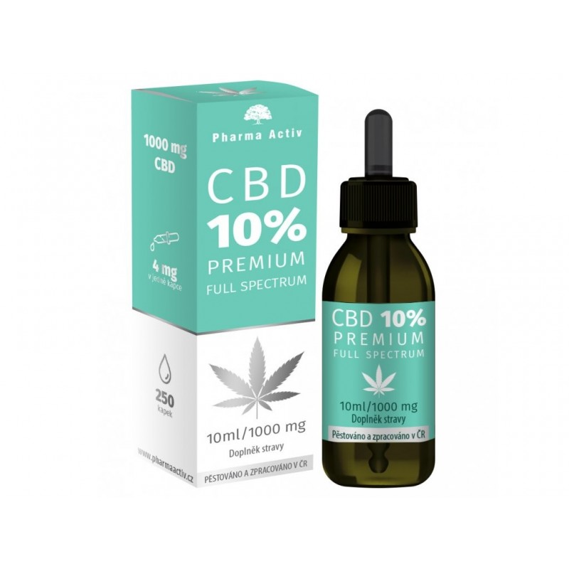 Pharma Activ CBD 10 % PREMIUM 1000 mg Full Spectrum 10 ml