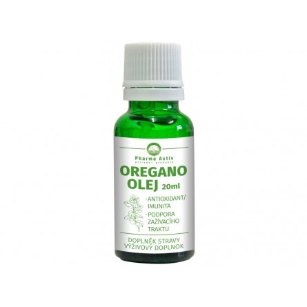 Pharma Activ Oregano olej 100% s kapátkem 20 ml