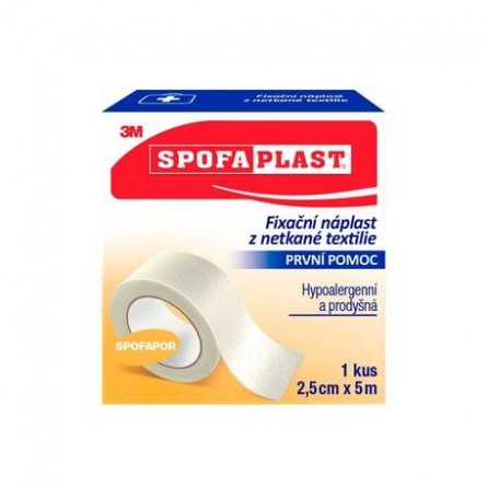 3M SPOFAPLAST 732 Fixační náplast 5 m x 25 mm