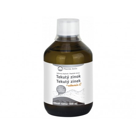 Pharma Activ Koloidní zinek + vitamín C 300 ml