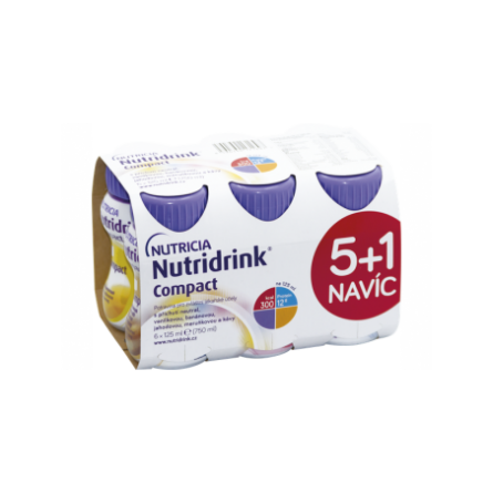 NUTRIDRINK Compact 5+1 různé příchutě 6x125 ml