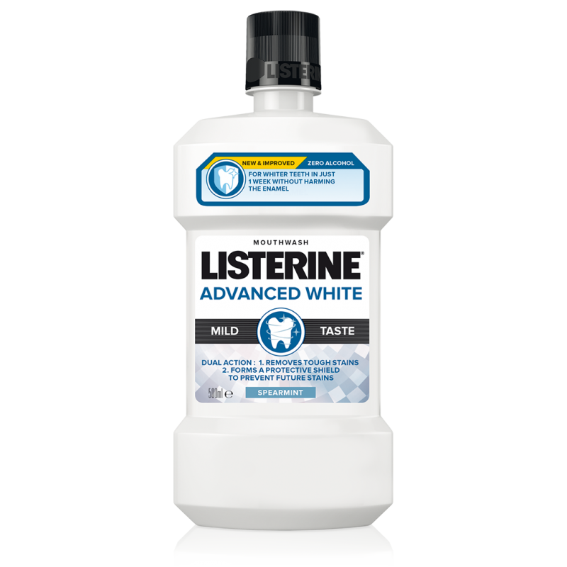 LISTERINE ADVANCED WHITE Mild Taste 500 ml