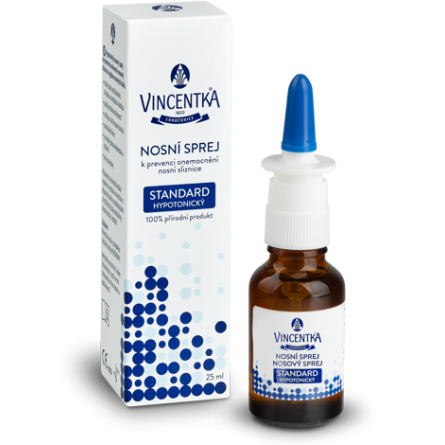 VINCENTKA nosní sprej hypotonický standard 25 ml