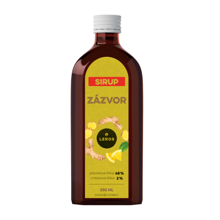 LEROS Sirup Zázvor 250 ml