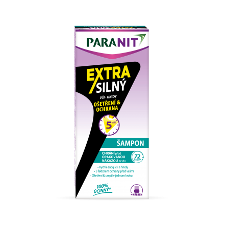 Paranit Extra Silný šampon 100 ml + hřeben