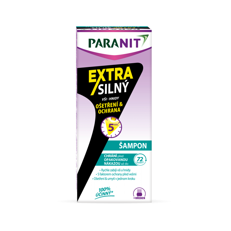 Paranit Extra Silný šampon 100 ml + hřeben