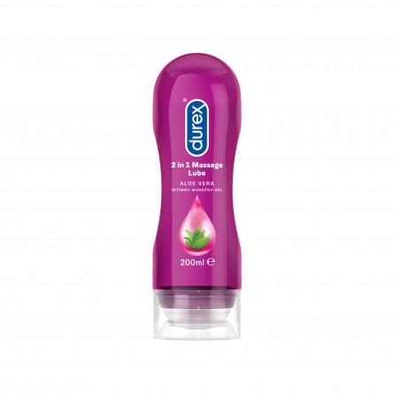 DUREX Intimní masážní gel 2v1 s Aloe Vera 200 ml