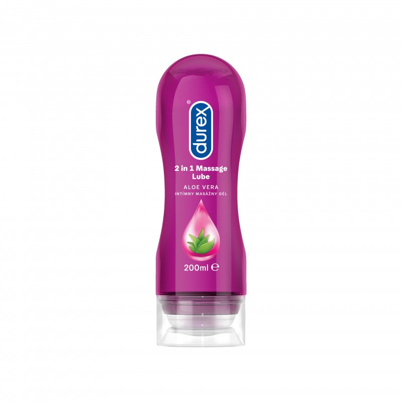 DUREX Intimní masážní gel 2v1 s Aloe Vera 200 ml