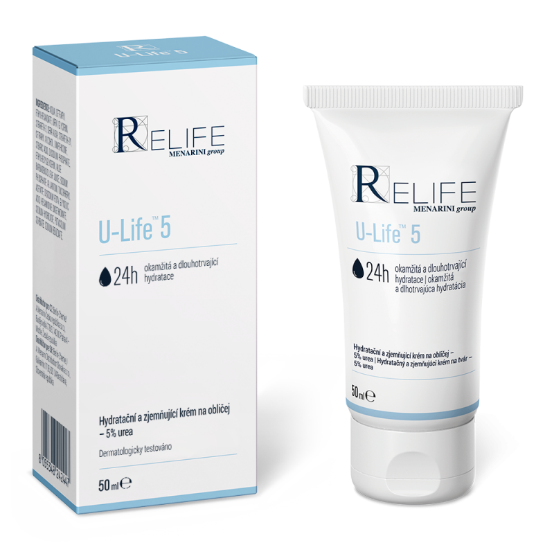 Relife U-Life 5 krém na obličej 5% urea 50 ml