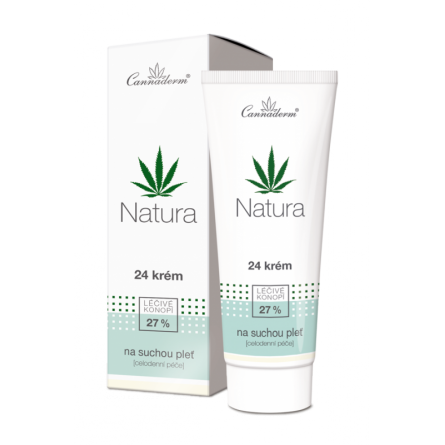 Cannaderm Natura 24 krém na suchou pleť 75 g